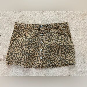 American Eagle leopard miniskirt size 12